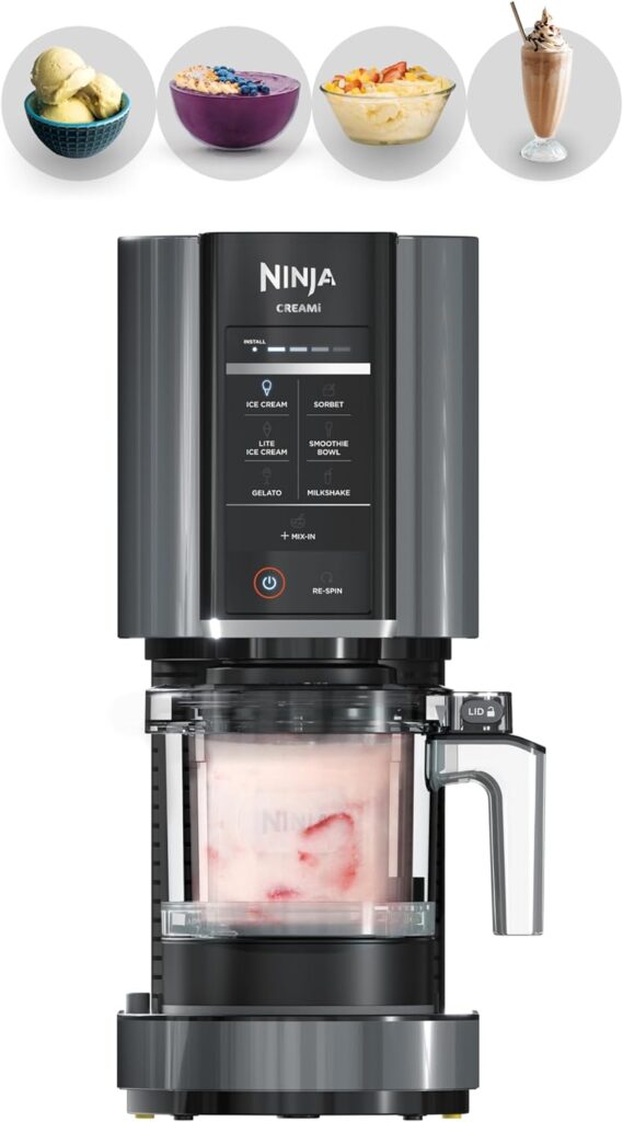 Enjoy Making Delicious Frozen Treats with the Ninja NC299AMZ CREAMi Ice Cream Maker